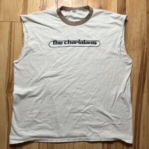 the charlatans some friendly Tシャツ 90s Vintage 90s Single Stitch The Charlatans Some Friendly Tour